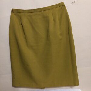 Classic Olive Green Skirt
